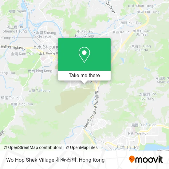 Wo Hop Shek Village 和合石村 map