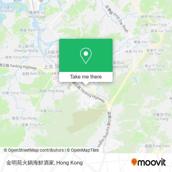 金明苑火鍋海鮮酒家地圖