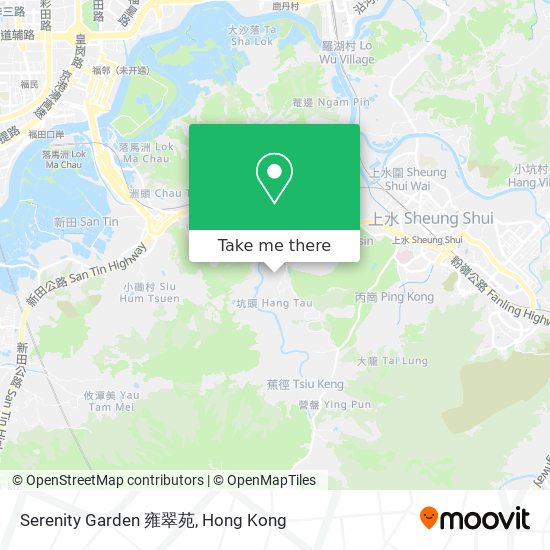 Serenity Garden 雍翠苑 map