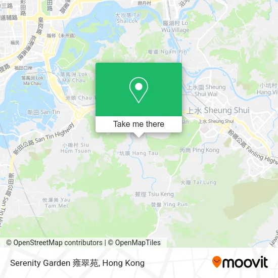Serenity Garden 雍翠苑地圖