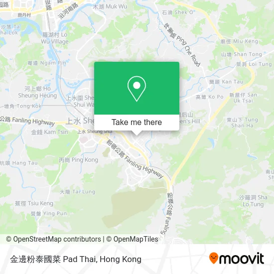 金邊粉泰國菜 Pad Thai map