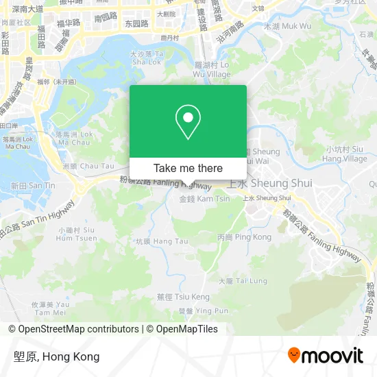 塱原地圖