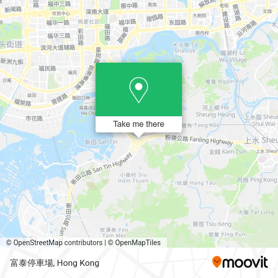富泰停車場 map