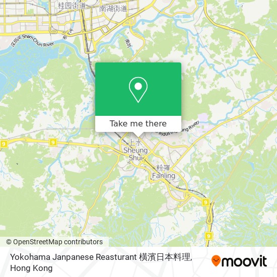 Yokohama Janpanese Reasturant 橫濱日本料理 map