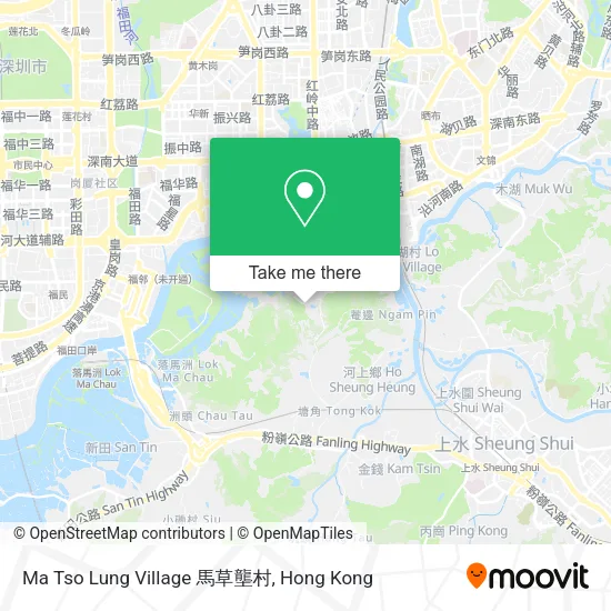 Ma Tso Lung Village 馬草壟村地圖