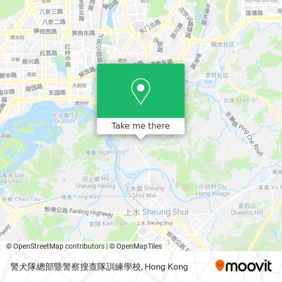 警犬隊總部暨警察搜查隊訓練學校 map