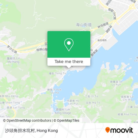 沙頭角担水坑村 map