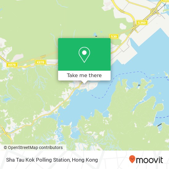 Sha Tau Kok Polling Station map