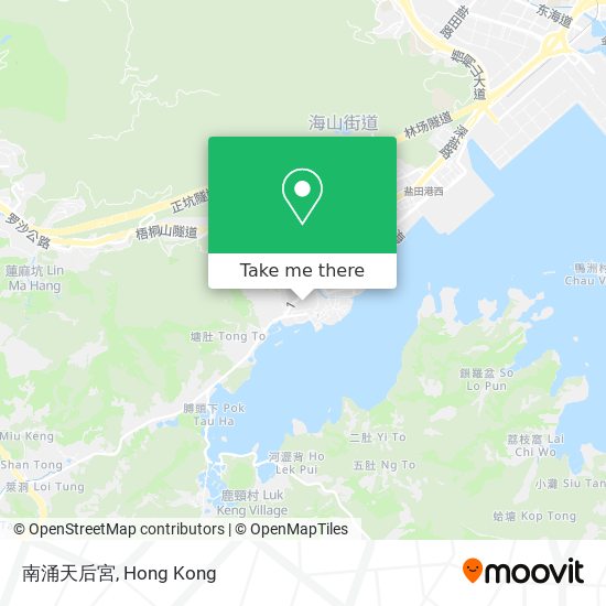 南涌天后宮 map