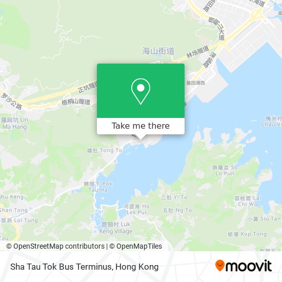 Sha Tau Tok Bus Terminus map