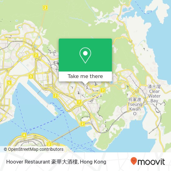 Hoover Restaurant 豪華大酒樓 map