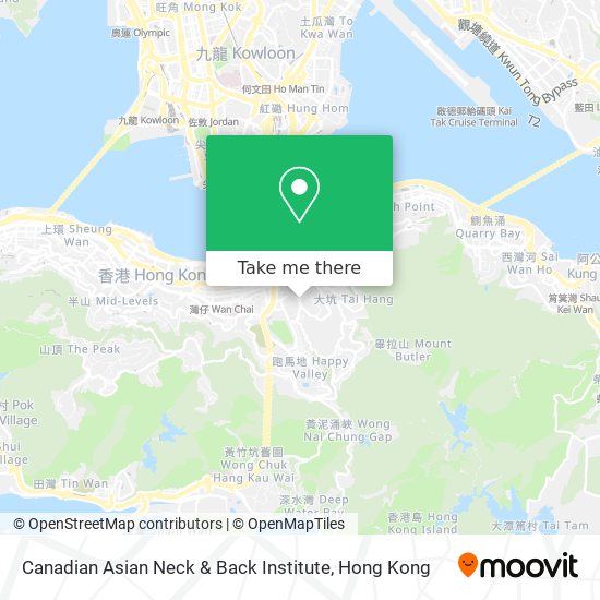 Canadian Asian Neck & Back Institute map