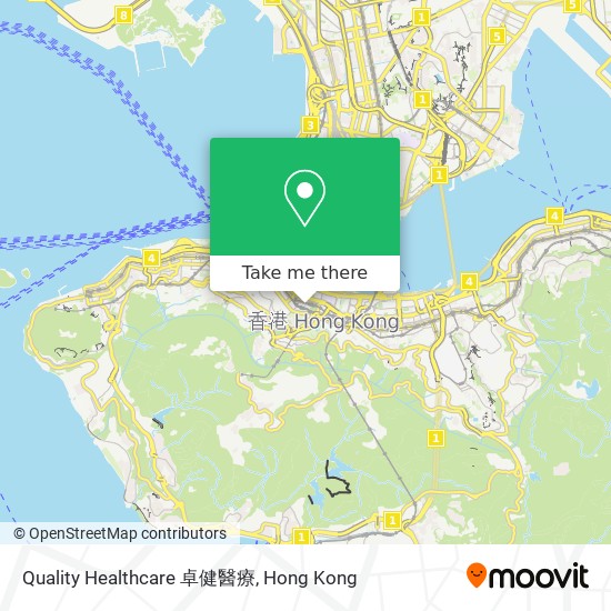 Quality Healthcare 卓健醫療地圖