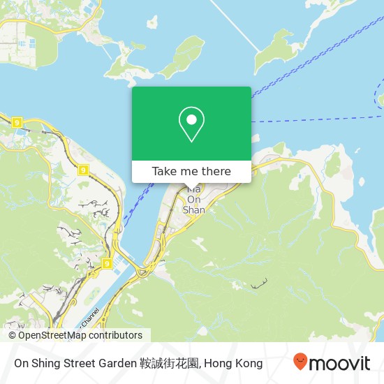 On Shing Street Garden 鞍誠街花園 map