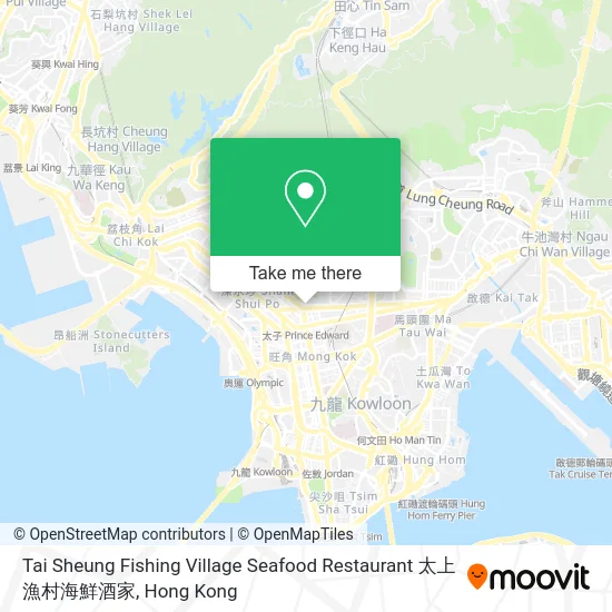 Tai Sheung Fishing Village Seafood Restaurant 太上漁村海鮮酒家 map