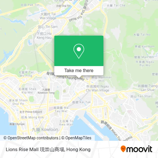 Lions Rise Mall 現崇山商場地圖