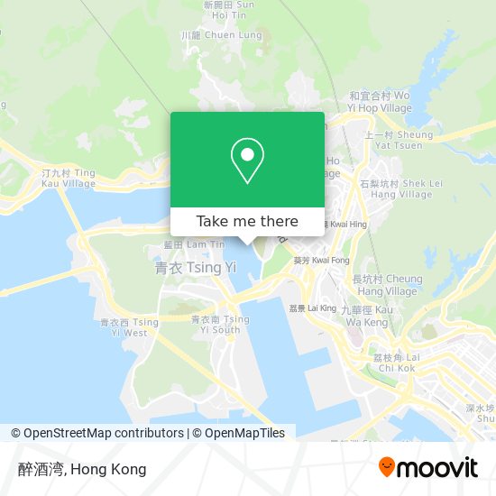 醉酒湾 map