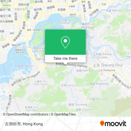 古洞街市地圖