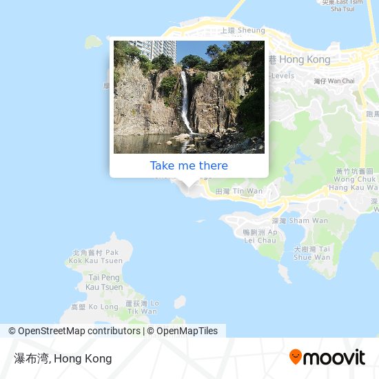 瀑布湾 map