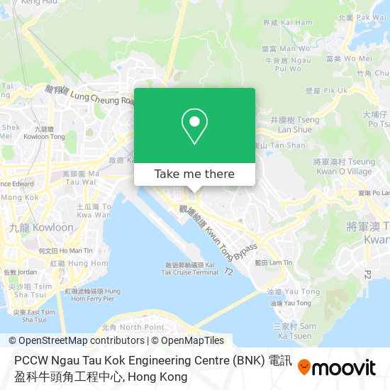 PCCW Ngau Tau Kok Engineering Centre (BNK) 電訊盈科牛頭角工程中心 map