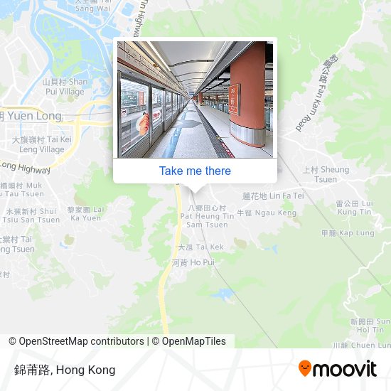 錦莆路 map