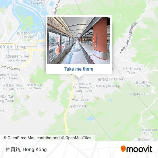 錦莆路 map