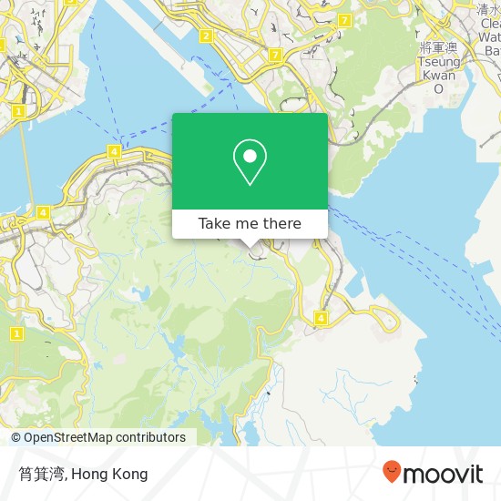 筲箕湾 map