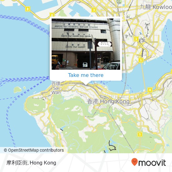 摩利臣街 map