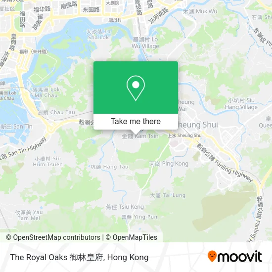 The Royal Oaks 御林皇府 map