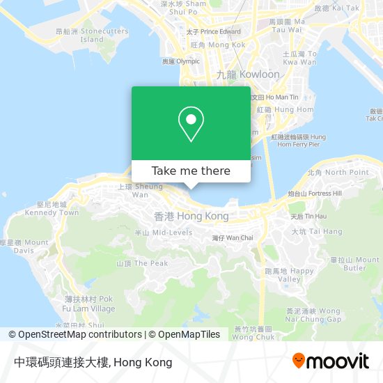 中環碼頭連接大樓 map