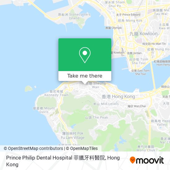 Prince Philip Dental Hospital 菲臘牙科醫院 map