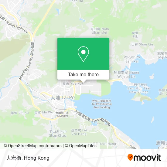 大宏街 map