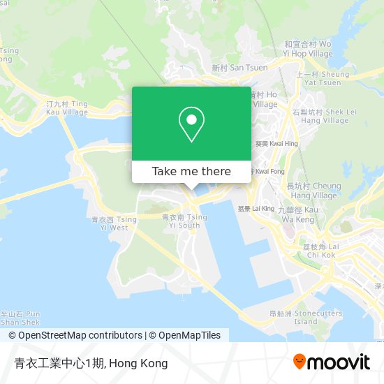青衣工業中心1期地圖