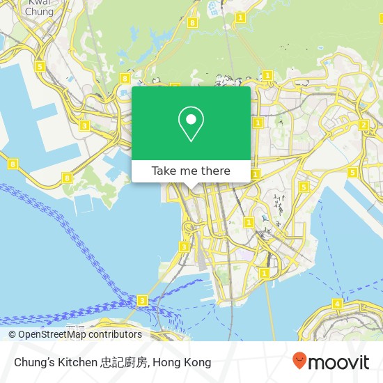 Chung’s Kitchen 忠記廚房 map