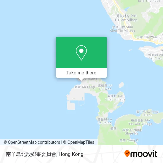 南丫島北段鄉事委員會地圖