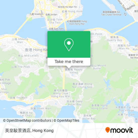 英皇駿景酒店 map