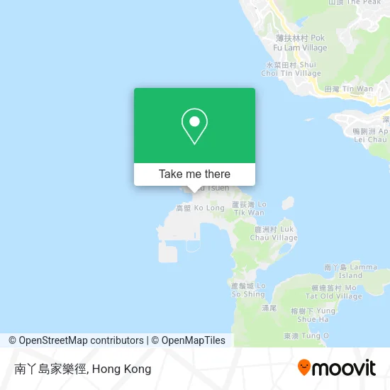 南丫島家樂徑地圖