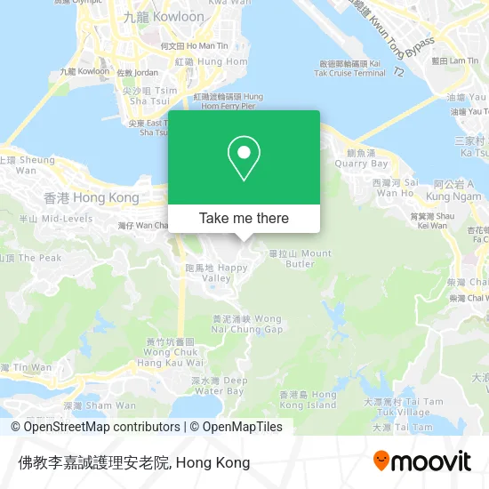 佛教李嘉誠護理安老院地圖