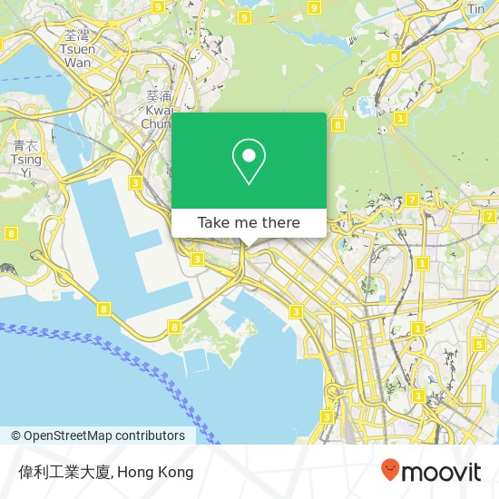 偉利工業大廈 map