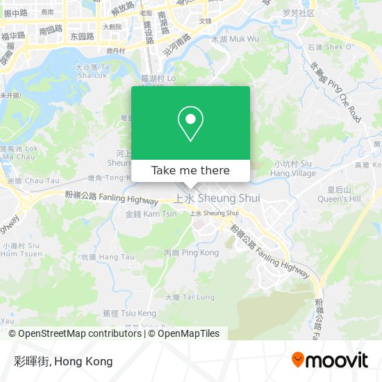 彩暉街 map