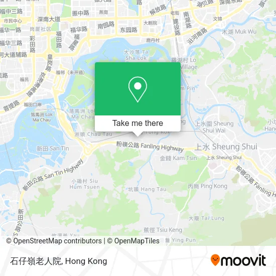 石仔嶺老人院地圖