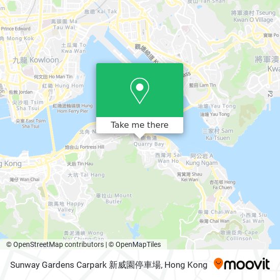 Sunway Gardens Carpark 新威園停車場地圖