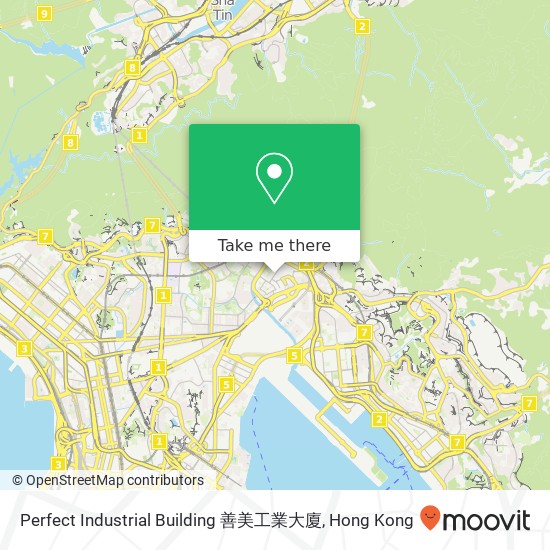 Perfect Industrial Building 善美工業大廈地圖