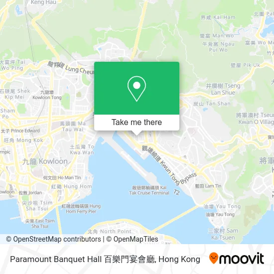 Paramount Banquet Hall 百樂門宴會廳 map