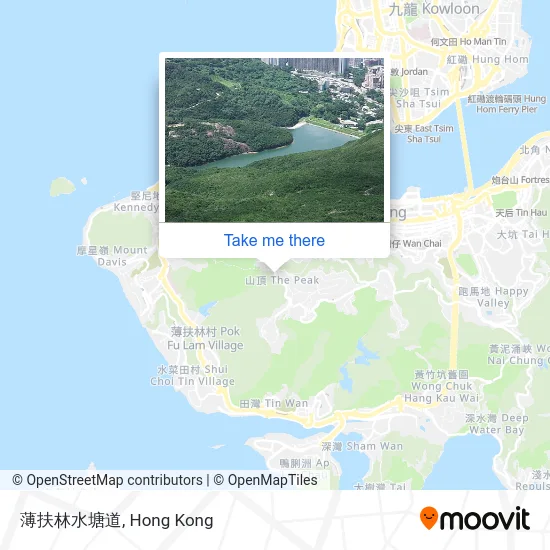 薄扶林水塘道 map