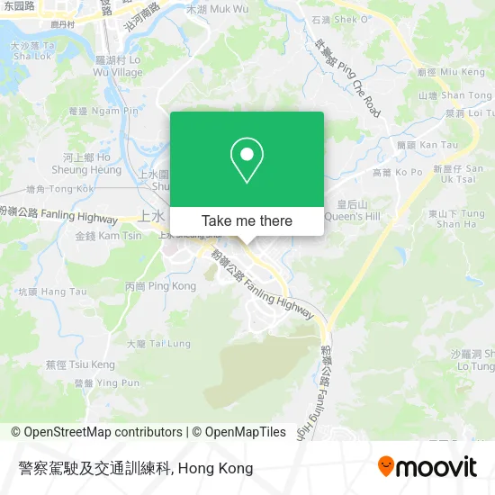 警察駕駛及交通訓練科 map