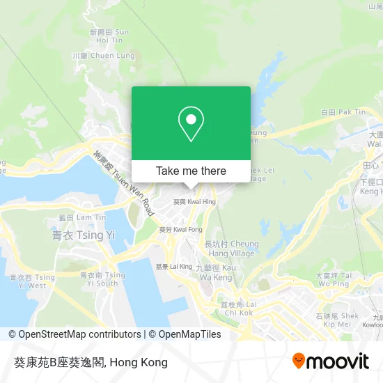 葵康苑B座葵逸閣 map