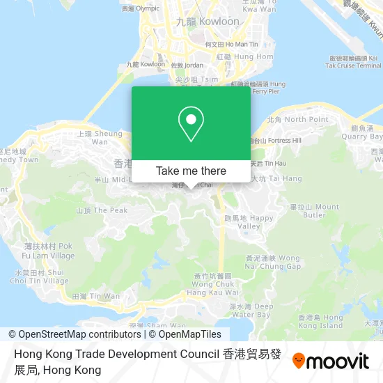 Hong Kong Trade Development Council 香港貿易發展局地圖