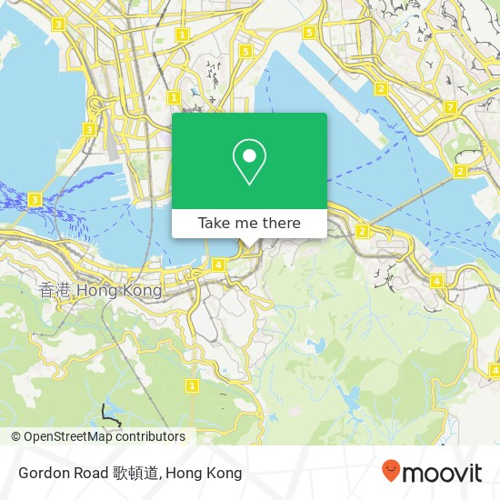 Gordon Road 歌頓道 map