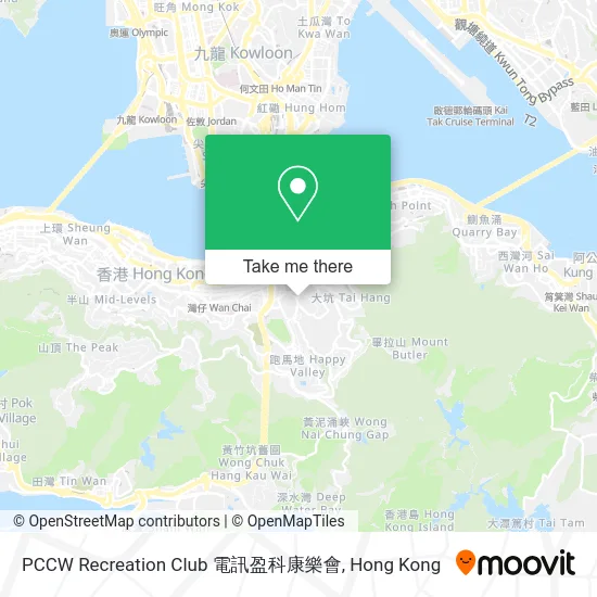 PCCW Recreation Club 電訊盈科康樂會 map
